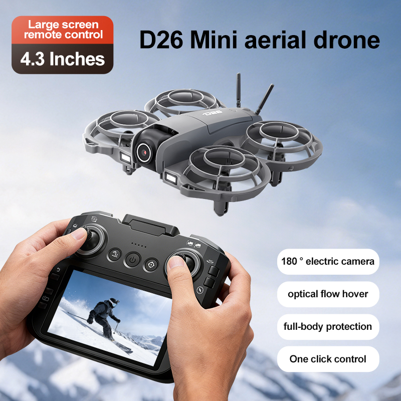 D26 드론 4K 항공 HD 180 °   카메라 드론 - Drone Gimbal 리뷰 및 가격